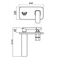 SETO Wall Basin Mixer Chrome/ White/ Black /Rose Gold HYB66-601